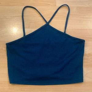 Blue croptop